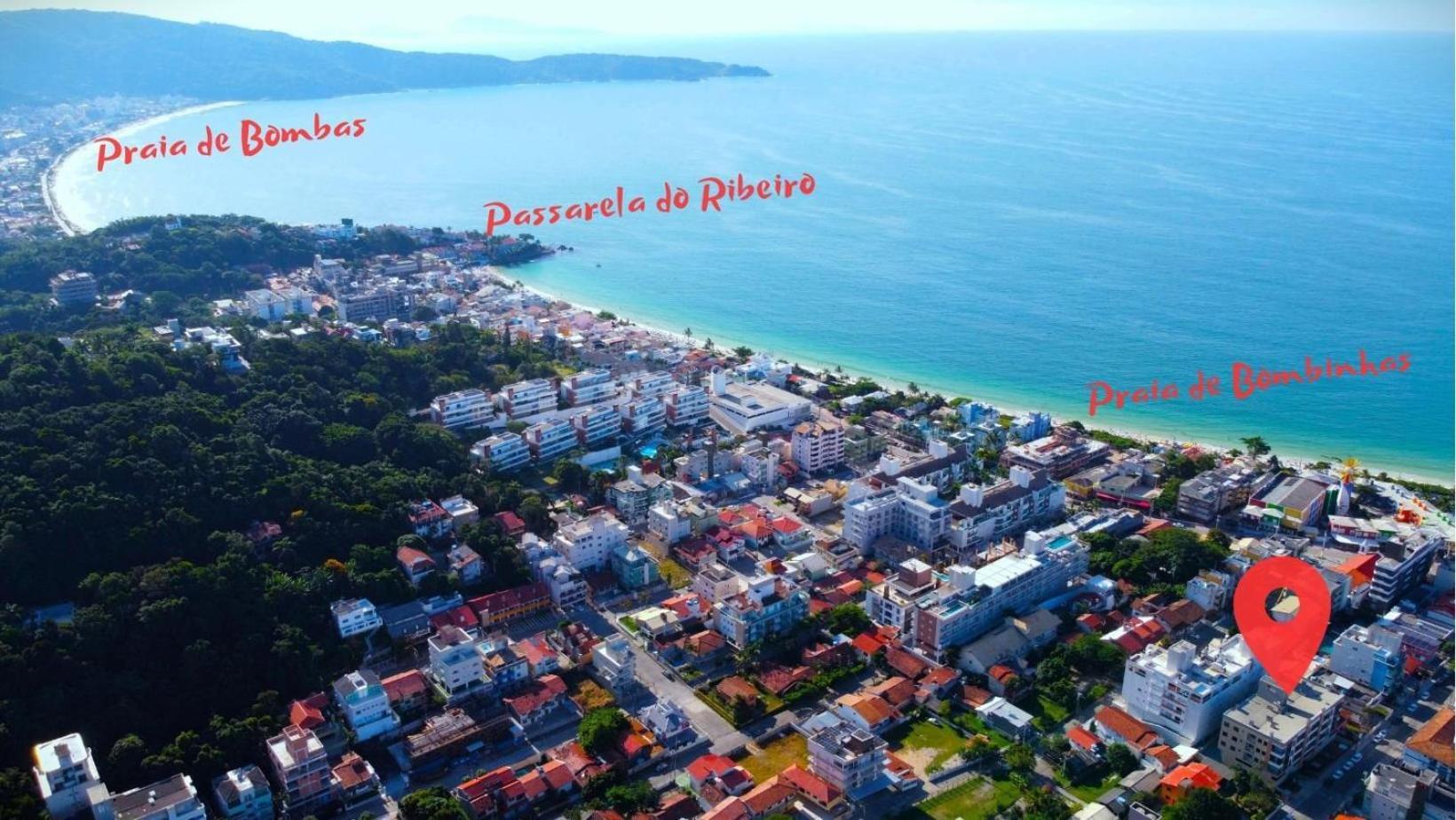 1090 Finamente Decorado 03 Suites Na Praia De Bombinhas Εξωτερικό φωτογραφία